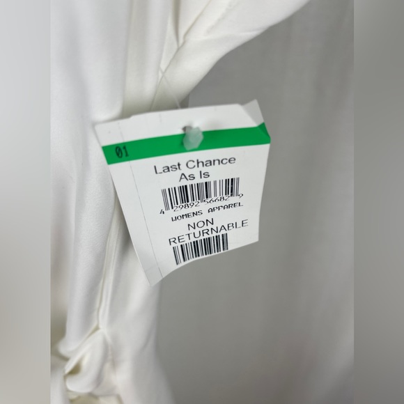 4TH & RECKLESS White Midi Wrap Dress Size Medium (8-10) NWT - Picture 8 of 13